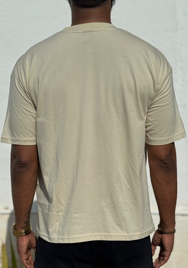 cross face boxyfit tshirt black