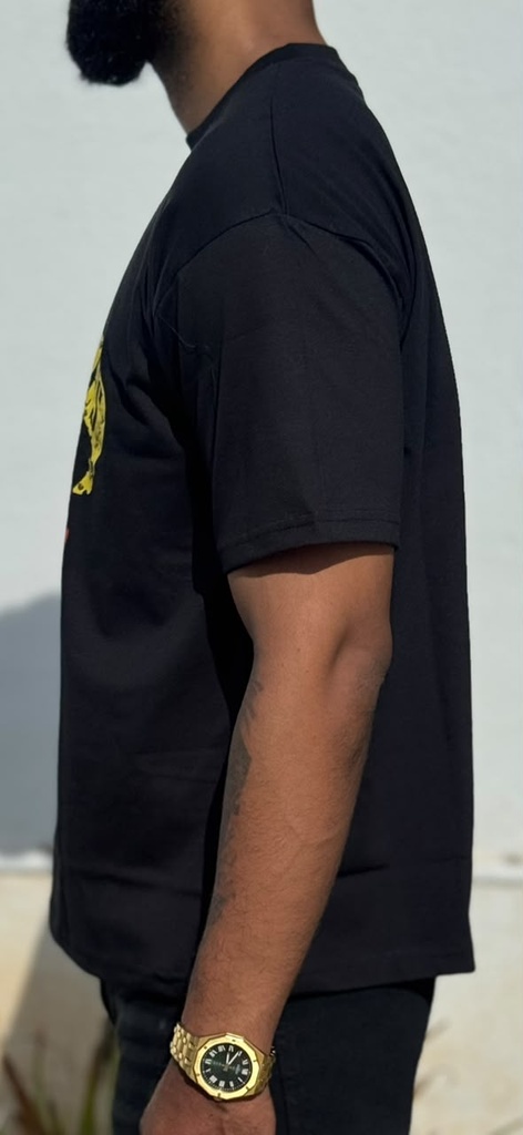 studded guns&rosess boxyfit tshirt