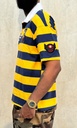 Striped Collar Tshirt Yellow