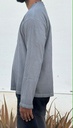 Line Textured grey Henley