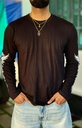 Black fullsleeve layering tshirt, backprinted.