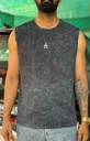 BLACK Sleeveless - Backprint Vintage Look