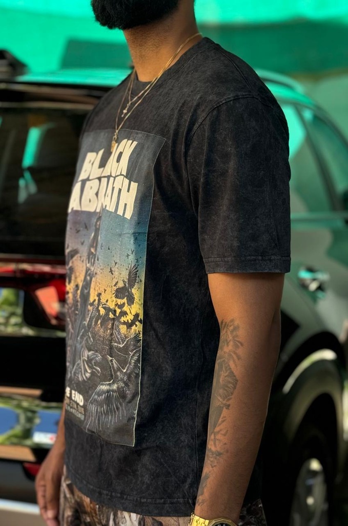 Regular fit Vintage Tshirt BLACK SABRATH
