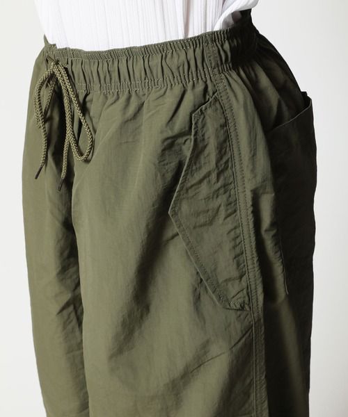 Olive green Japanies parachute pants