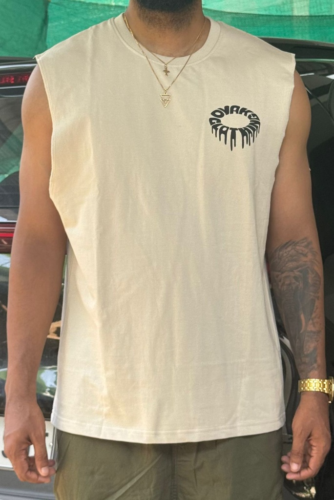 3 trinity Sleeveless Cream