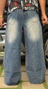 Super Baggy  blue faded Jeans