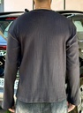 Textured Black Henley