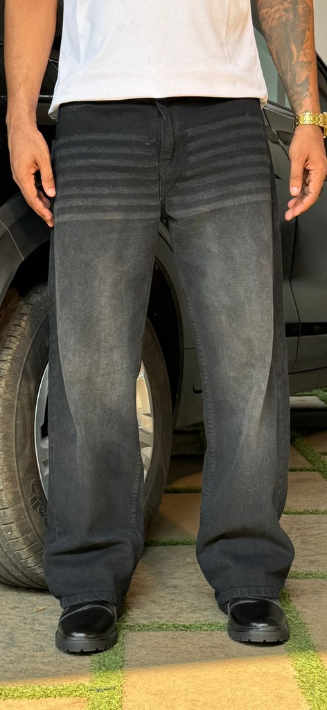 Black Straight Fit Jeans