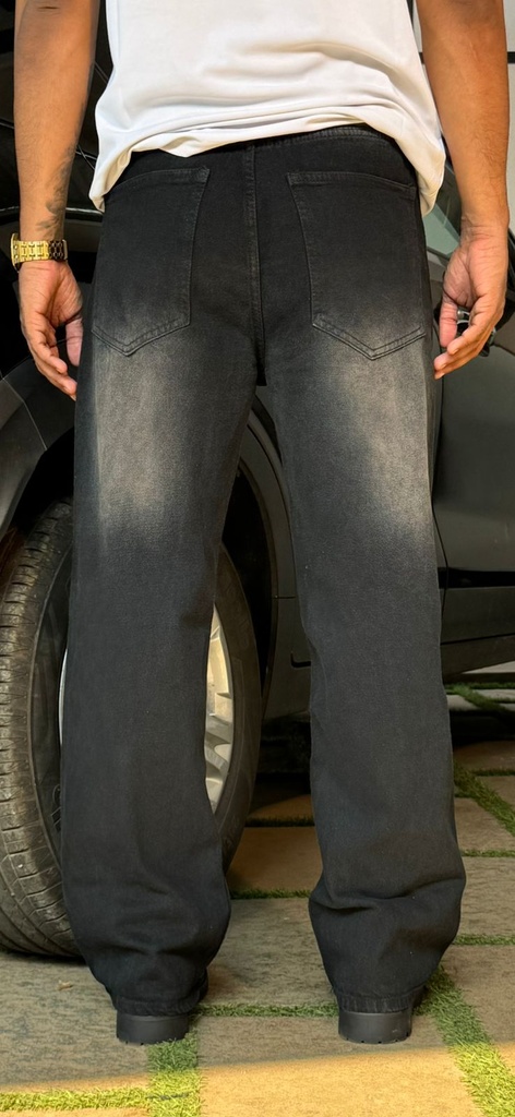 Black Straight Fit Jeans