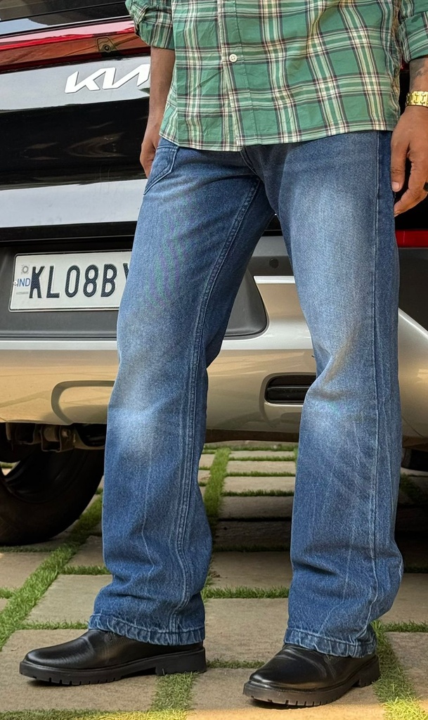 Bootcut Dark blue jeans