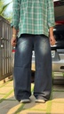 Super Baggy  Black faded Jeans