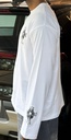 Chrome embroidery IMP look Tshirt - White