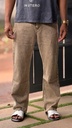 brown stone wash jeans - straight fit