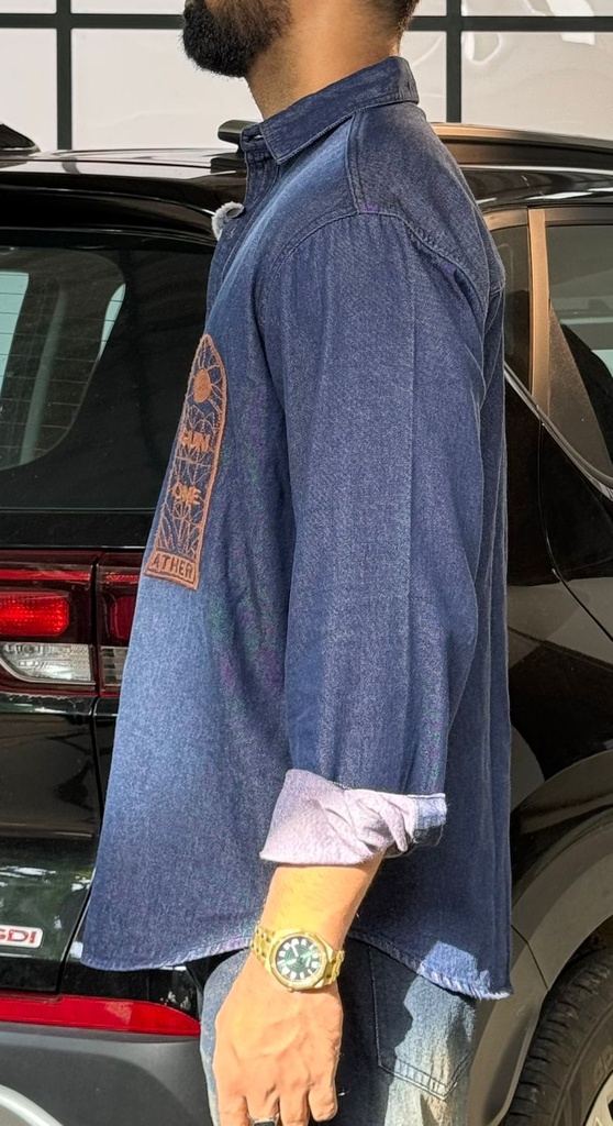 Denim shirt Dark blue