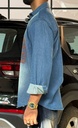 Denim shirt blue - green shade