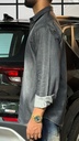 Raw feel Denim Shirt white Faded