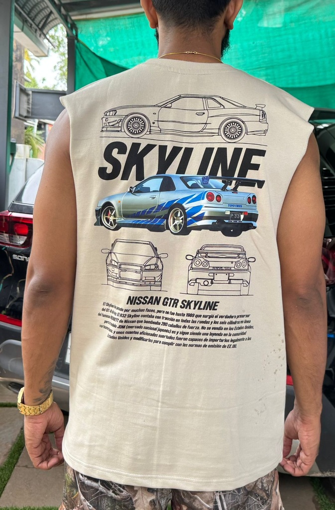 Hot Wheels Sleeveless Cream