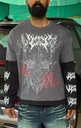 Skull black doctor sleeve cybergilism print
