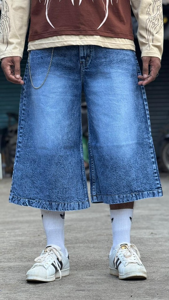 Blue Cloud wash Jorts new