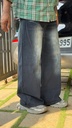 Super Baggy  Black faded Jeans