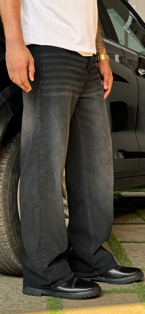 Black Straight Fit Jeans