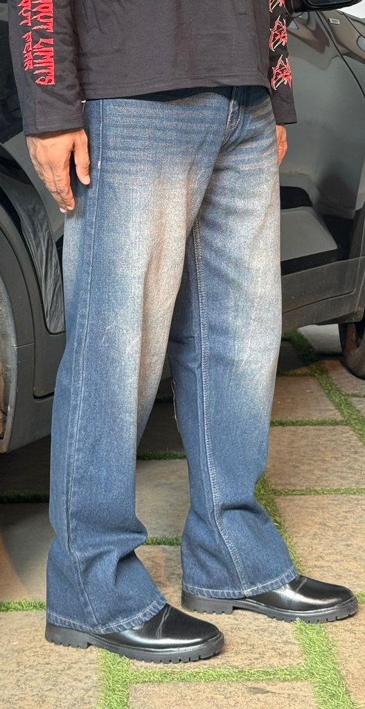 Dark Blue Straight Fit Jeans