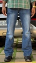 Bootcut Dark blue jeans