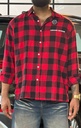 RED BLACK check fullsleeve shirt