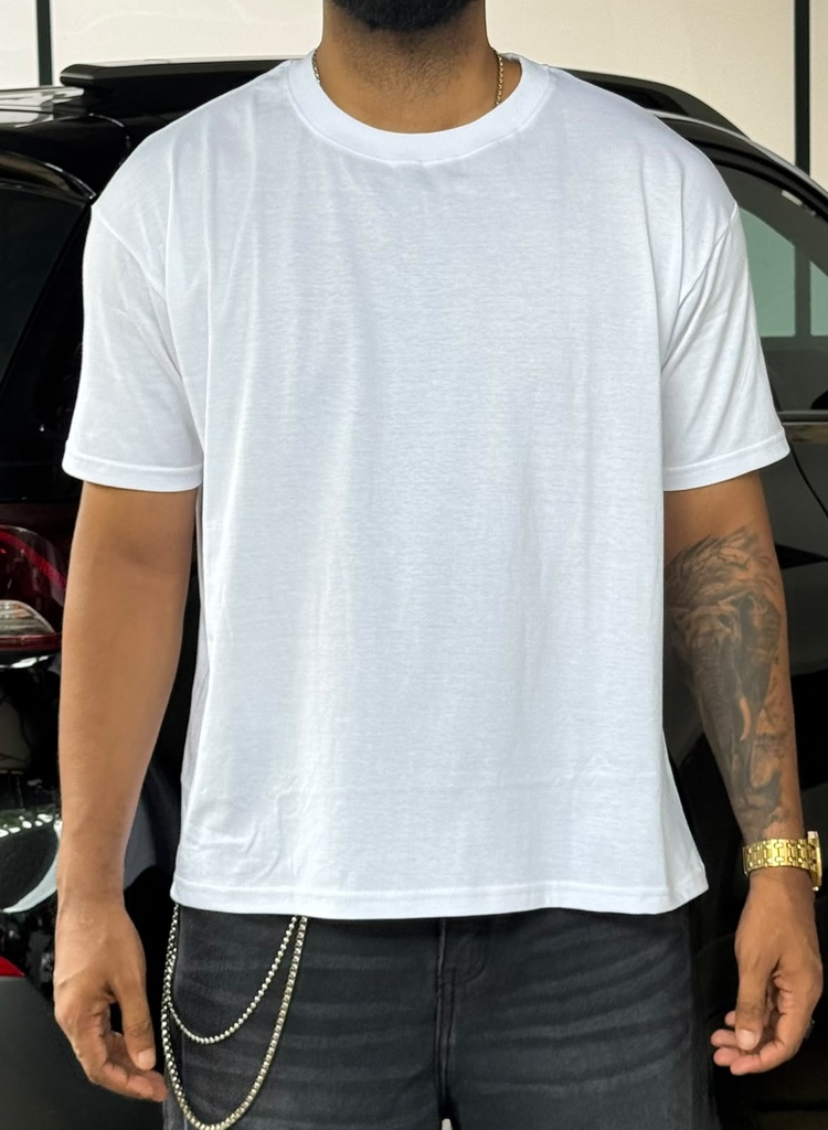 Plain White - Boxy fit  tshirt- img soon