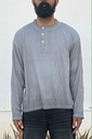 Line Textured grey Henley