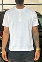 HalfsleeveHenley neck regular fit white