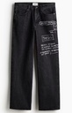 HM printed limited edition surplus jeans