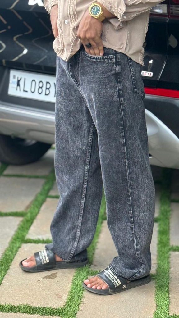 Black stone wash Charcoal look 28 size
