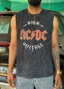 BLACK Sleeveless - HIGH VOLT Vintage Look- patch