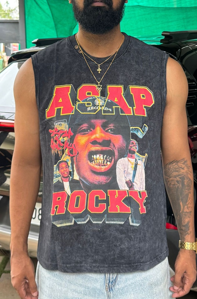 BLACK Sleeveless - ASAP ROCKY XL avail