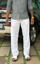 White Linen Type Pant