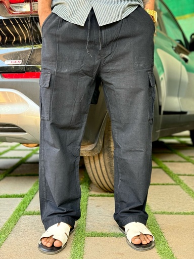 Cargo pants Black Linen type
