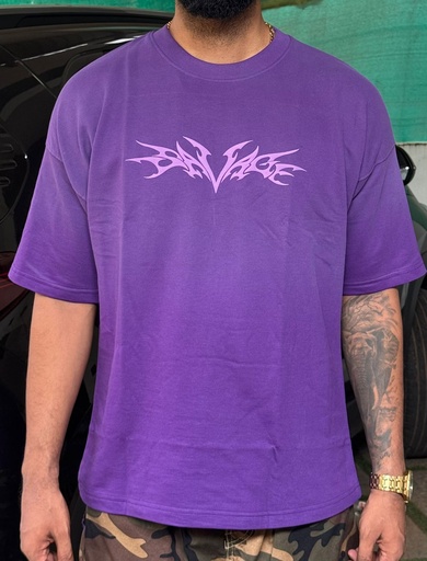 SAVAGE purpule sunfaded tshirt