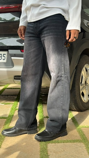 Black Straight Fit Jeans