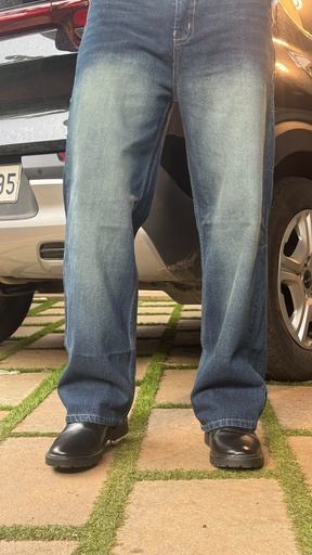 blue-white fade straight fit
