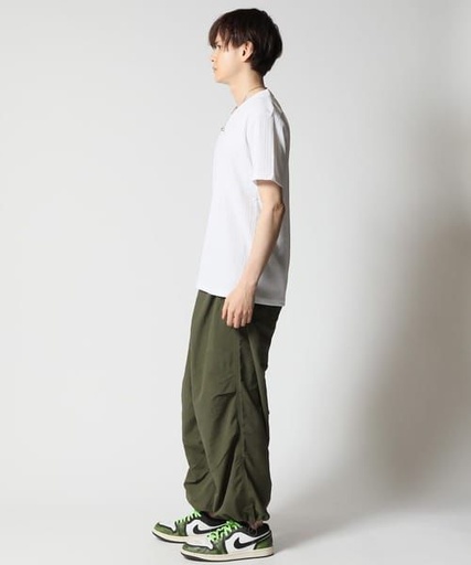 Olive green Japanies parachute pants