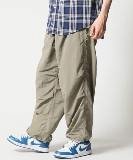 khaki korean parachute pants