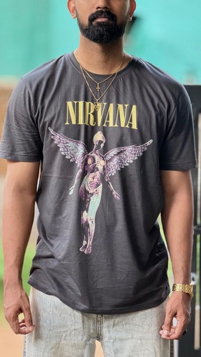 Nirvana printed surplus regular tshirt